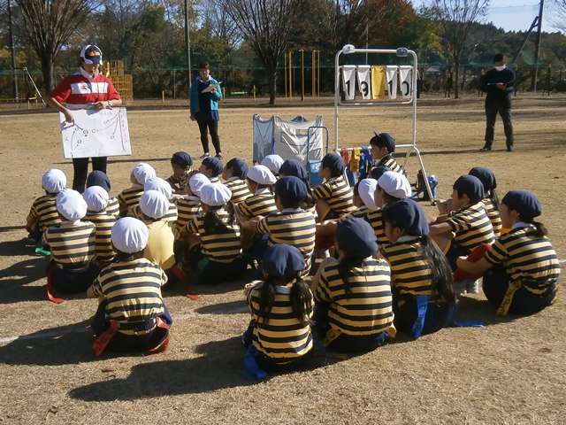 3年生体育研究授業と1年生国語
