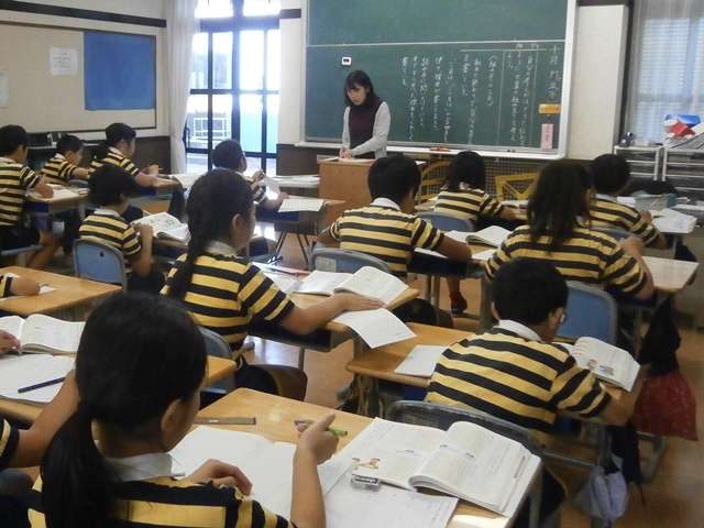 4年生授業・5年生プール・中休み