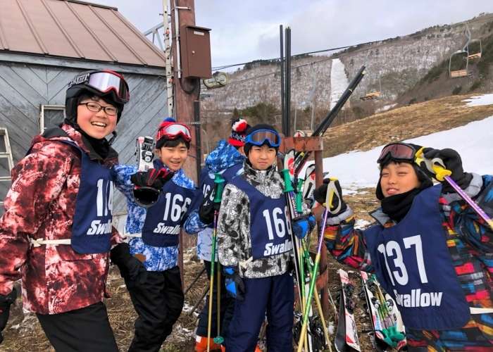 ５・６年生スキー学習2日目　1年生学期末まとめ