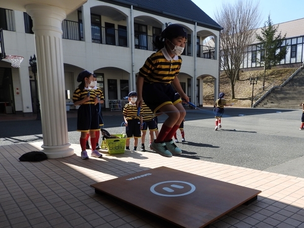 二重跳びに挑戦中‼