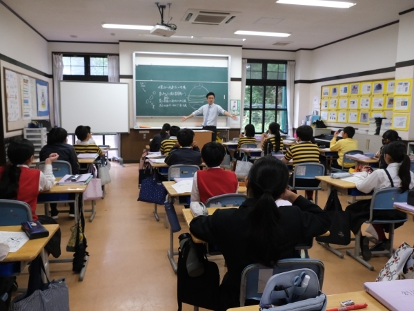 日々の授業を見てもらいました!