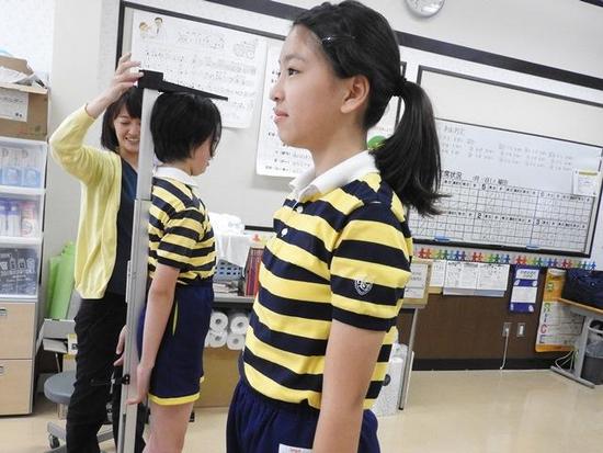 秋の身体測定
