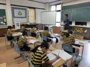 暑い中でも授業に集中！